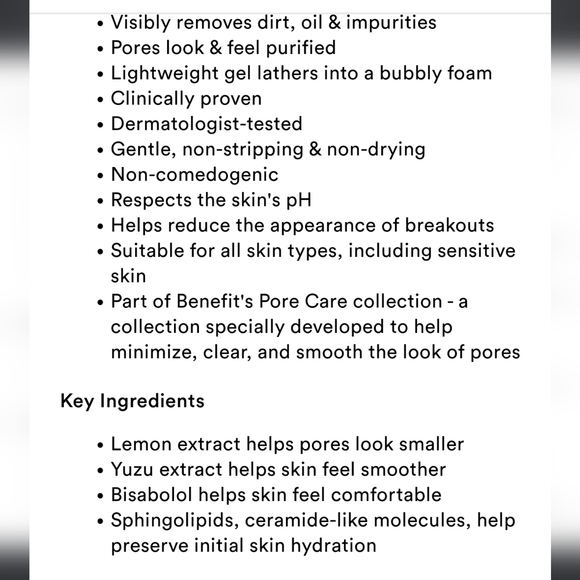 ๐ 4 for $25 ๐ BENEFIT THE POREFESSIONAL GOOD CLEANUP FOAMING CLEANSER MOUSSE - Picture 3 of 8